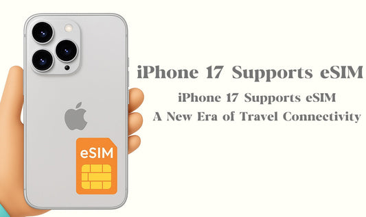 iPhone 17 全面支援 eSIM：旅遊上網新時代來臨