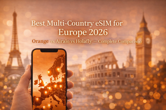 2026最佳歐洲 eSIM 評測：Orange / Airalo / Holafly