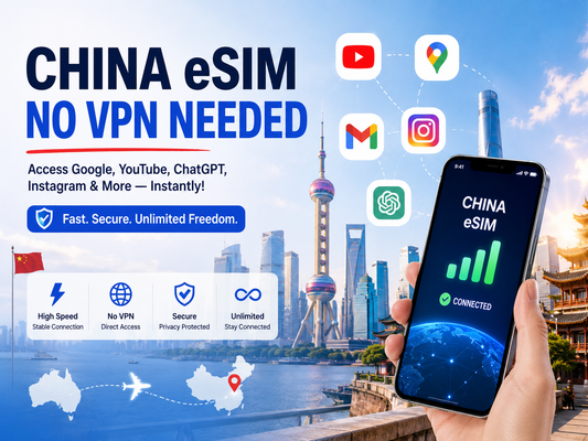 中國 eSIM 可以用 Google 嗎？2026 中國旅遊上網與 VPN 問題完整指南