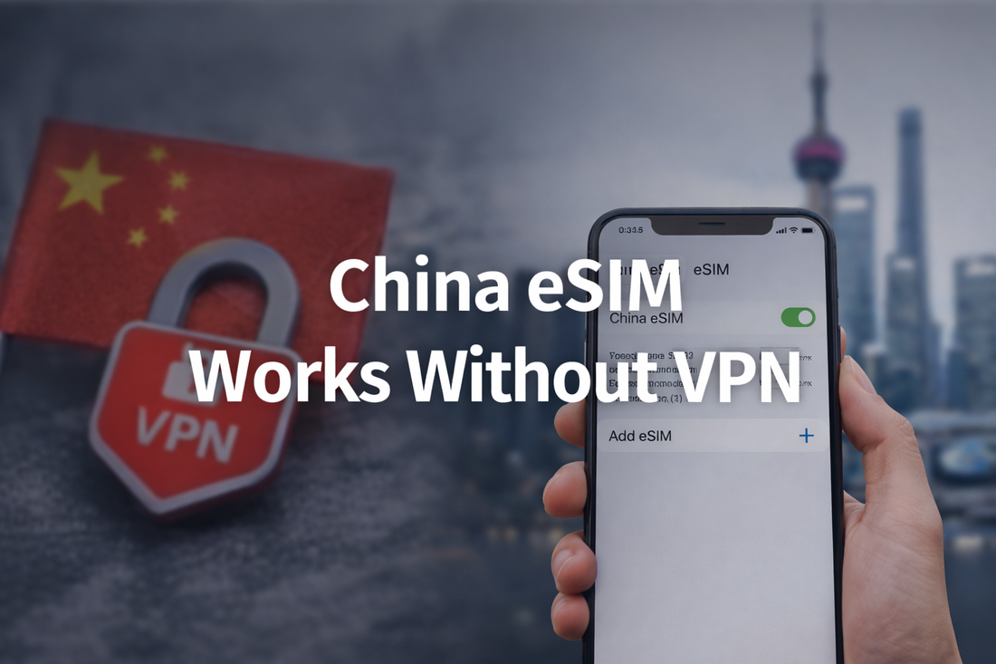 中國 eSIM 免 VPN 直連外網｜落地即用、APN=CMHK（外國人/回國過年必備）｜eSIMKitStore