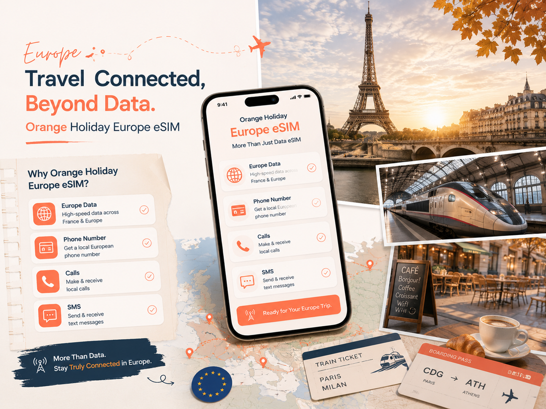 歐洲 eSIM 需要電話號碼嗎？Orange Holiday Europe 通話與 SMS 使用情境完整指南
