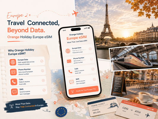 歐洲 eSIM 需要電話號碼嗎？Orange Holiday Europe 通話與 SMS 使用情境完整指南