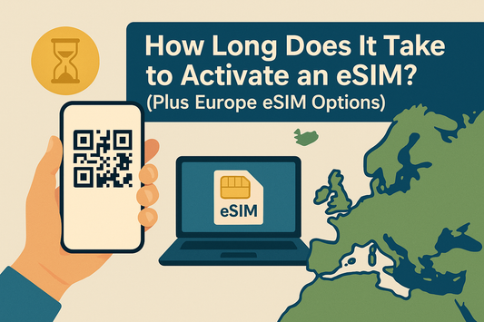 eSIM 要多久才能啟用？從購買、安裝到歐洲上網的完整教學