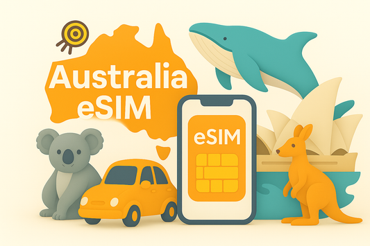 澳洲 eSIM 旅遊上網攻略：墨爾本、雪梨、布里斯本必看（含大洋路自駕&提交資訊教學）