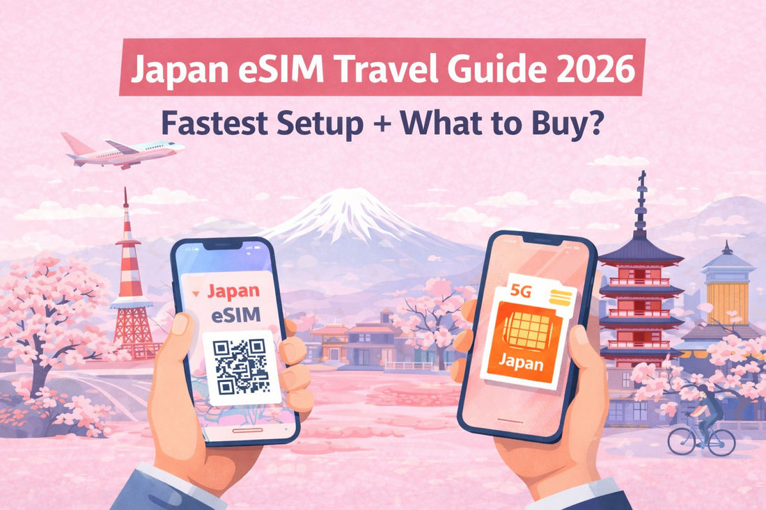 Japan eSIM Travel Guide 2026｜日本旅遊 eSIM 推薦、安裝與購買指南