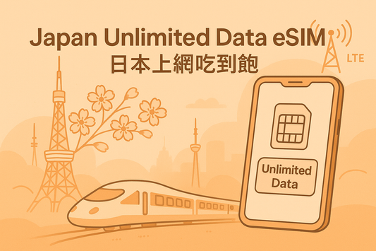 Japan Unlimited Data eSIM｜日本 Unlimited 吃到飽 eSIM 全攻略（重度使用者最推）