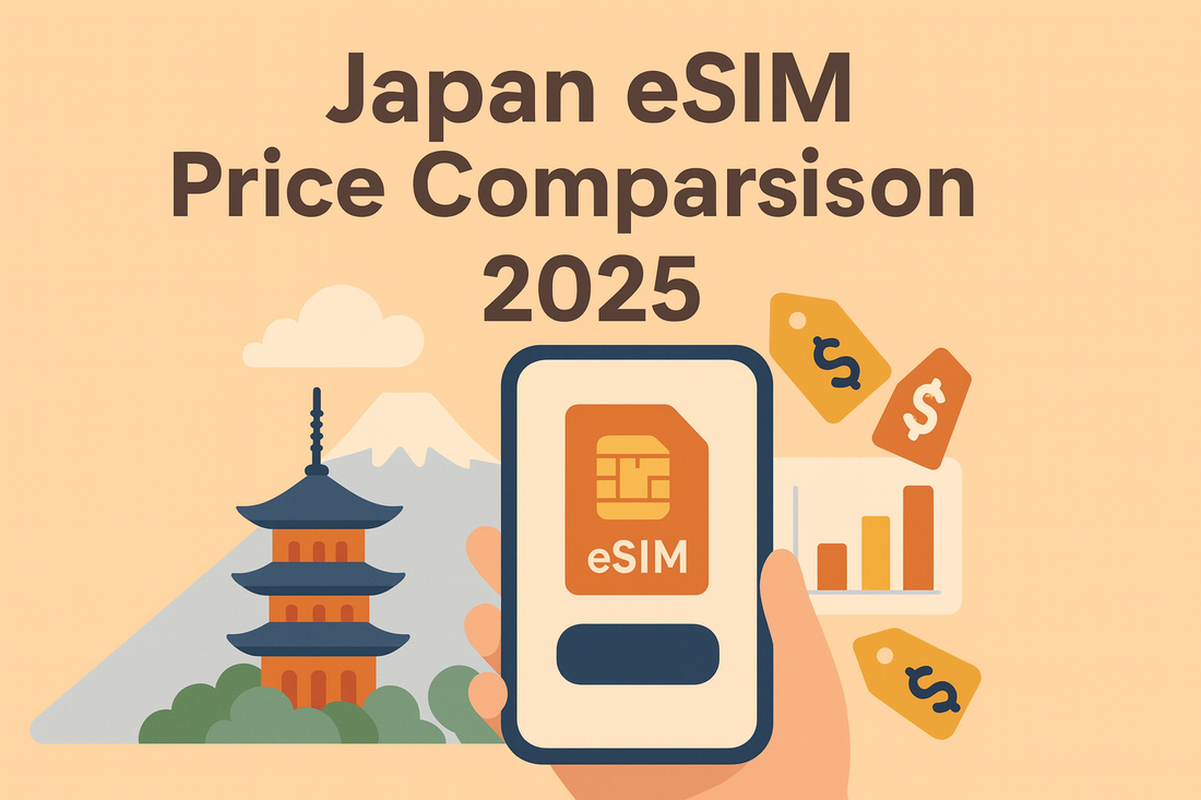 Japan eSIM Price Comparison 2025｜日本 eSIM 價格大全與費率比較表