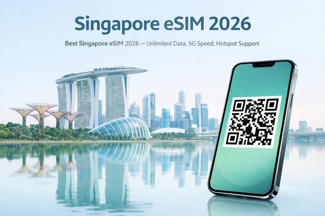 新加坡 eSIM 推薦 2026： 最佳旅遊上網卡，無限流量 · 5G · 含熱點