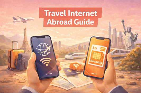 出國旅遊網路怎麼選？Travel Internet Abroad Guide（eSIM / Roaming / SIM / Wi-Fi）2026｜eSIMKitStore
