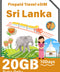 Sri Lanka Prepaid Tourist eSIM Card 