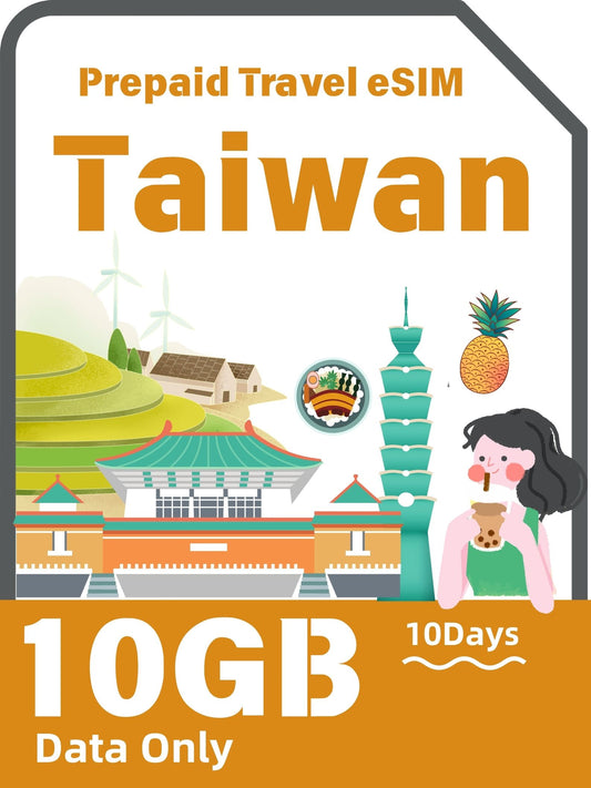 Taiwan Prepaid Travel eSIM Card 