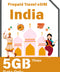 India Prepaid Travel eSIM Card 
