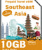 Southeast Asia Travel eSIM Card (5 Countries) 