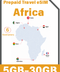 Africa 6 Countries Prepaid Travel eSIM｜Algeria, Tunisia, Réunion, Ghana, Egypt & South Africa