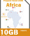 Africa 6 Countries Prepaid Travel eSIM｜Algeria, Tunisia, Réunion, Ghana, Egypt & South Africa