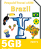 Brazil Prepaid Travel eSIM Card