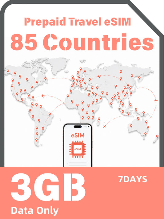 世界85か国対応プリペイド旅行eSIM｜グローバルデータローミング