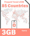 Global 85 Countries Prepaid Travel eSIM｜Worldwide Data Roaming eSIM