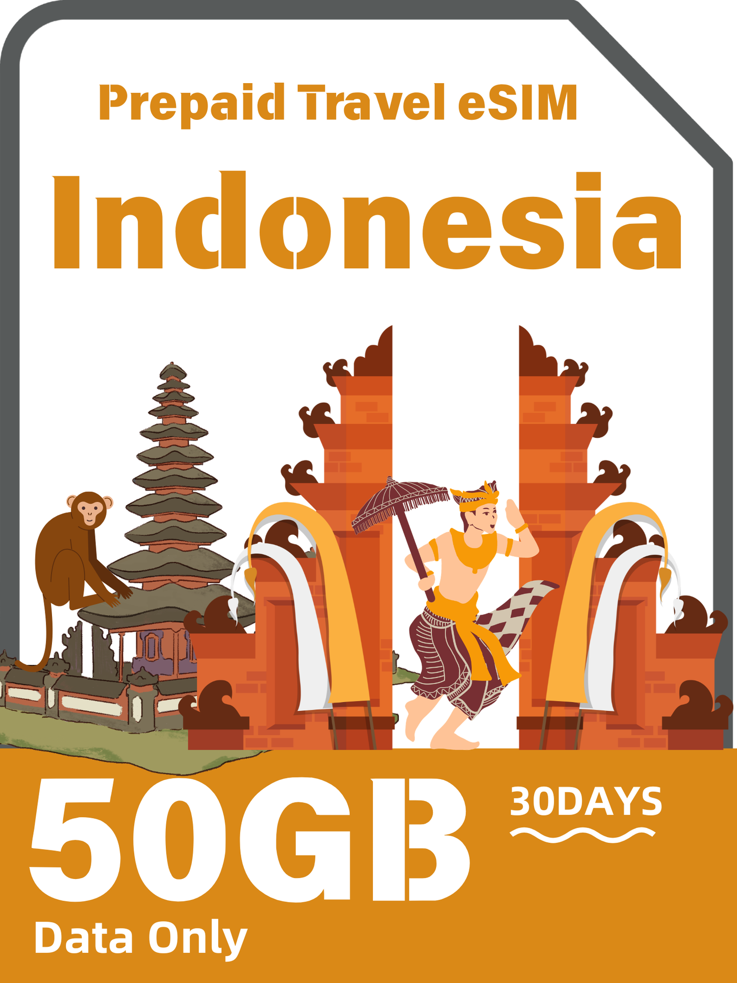 [Telkomsel & XL] Indonesia eSIM for Tourists, Best Prepaid Travel eSIM – eSIMKitStore