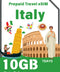 イタリア プリペイド旅行用 eSIM カード
