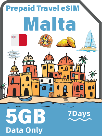 Malta Travel eSIM Card | GO 4G/5G Data SIM
