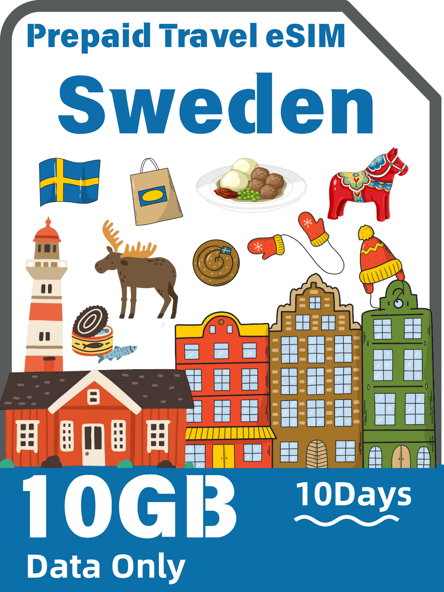 スウェーデン旅行用eSIM｜Telenor 4G/5Gデータプラン