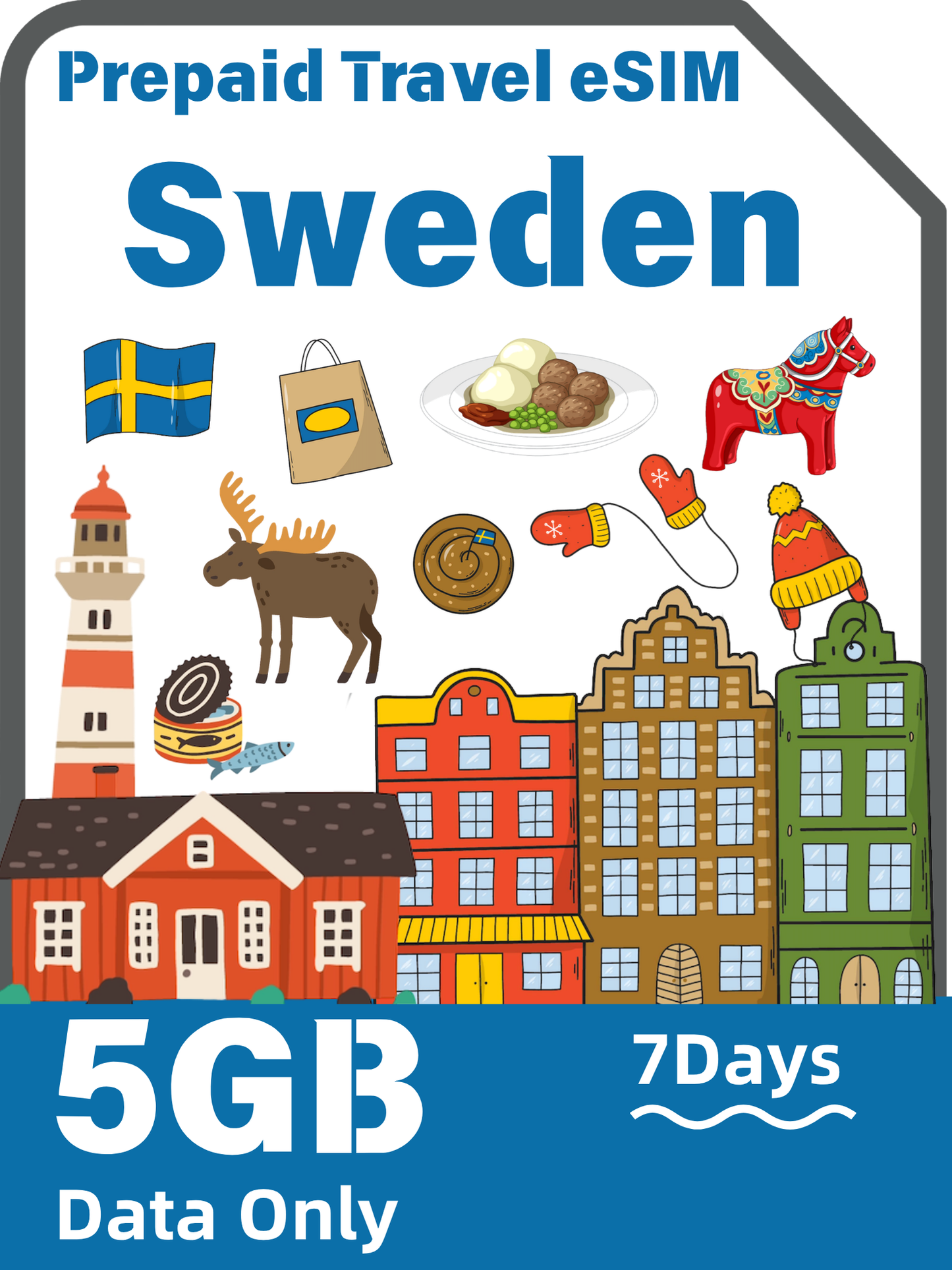 スウェーデン旅行用eSIM｜Telenor 4G/5Gデータプラン