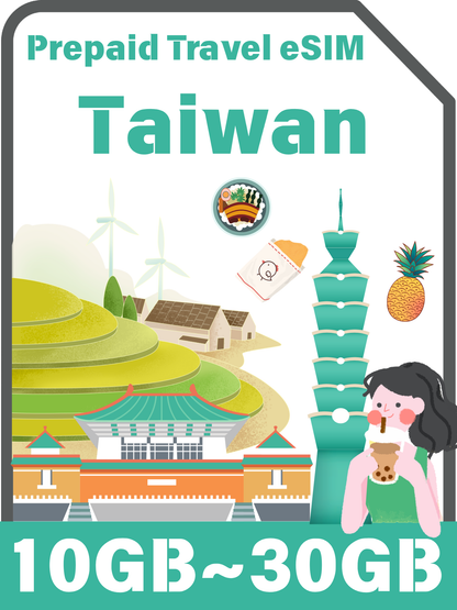 Taiwan Prepaid Travel eSIM Card 
